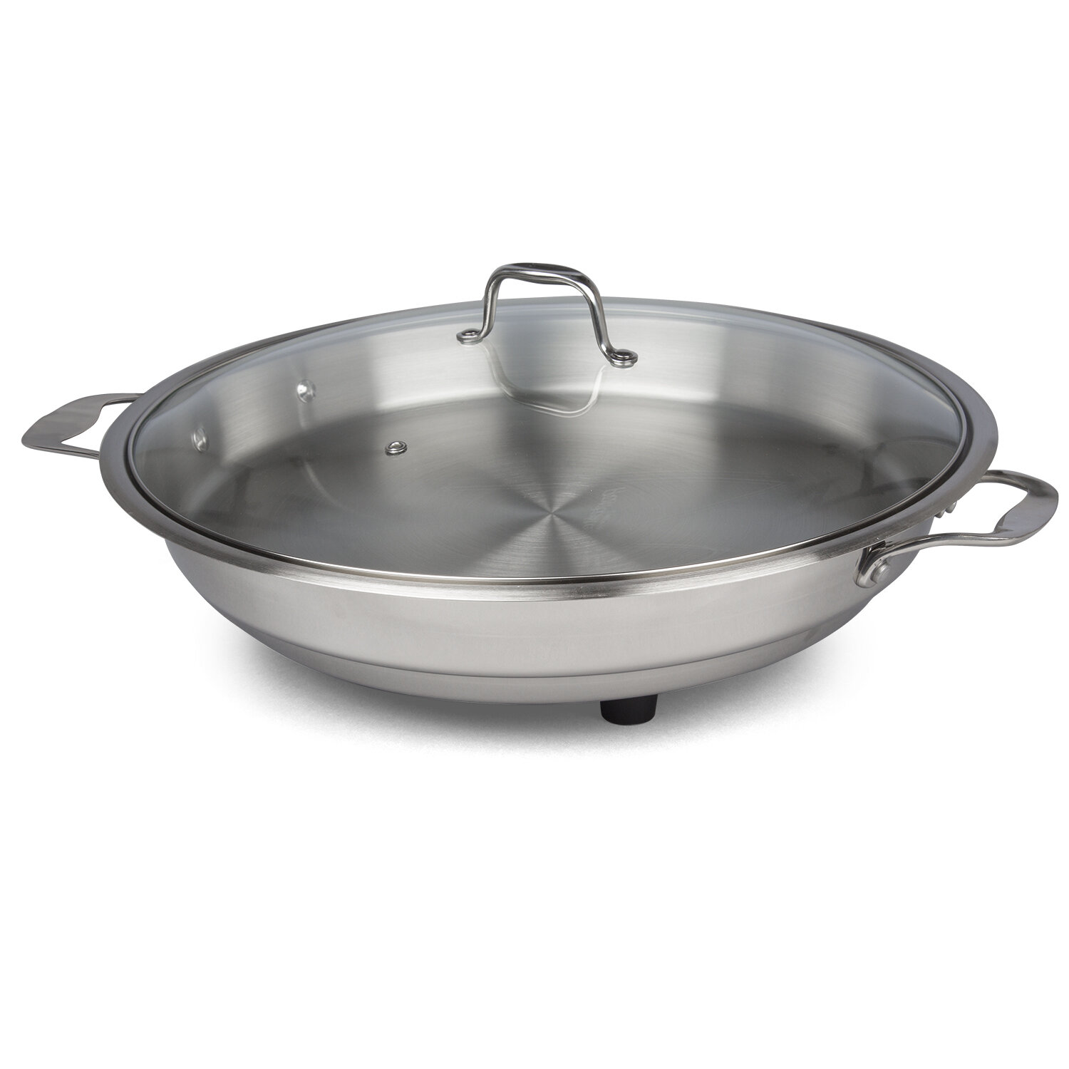 CucinaPro 12 Non-Stick Classic Electric Skillet with Glass Lid