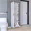 Armoire de rangement haute de 63 pouces avec quatre tablettes ouvertes