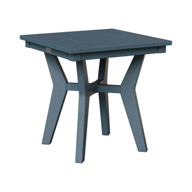 Mayhew Outdoor Square Side Table, Slate