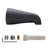 Universal Fit 5-1/4" Wall Mount Tub Spout, Zinc-112730530