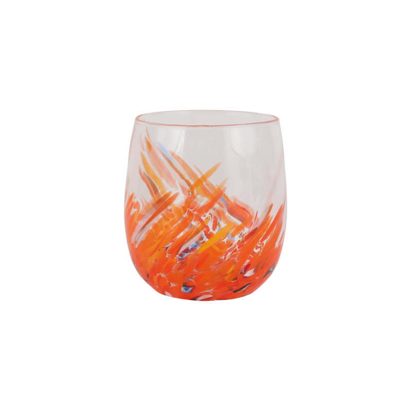 Chiara 14oz. Handmade Drinking Glass