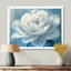 Art mural pivoines bleues et tranquillité - Coquelicots