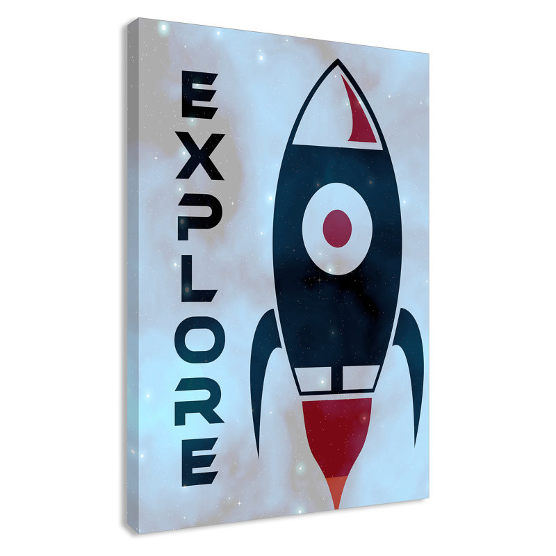 Explorer l’espace, H 36 po x l 24 po x P 1,5 po, Toile