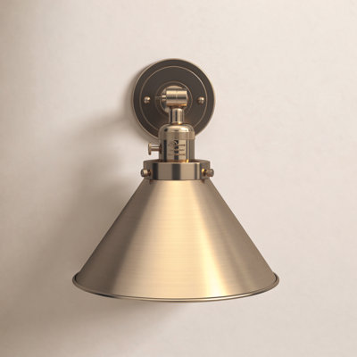 Dillon Single Light Dimmable Armed Sconce