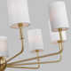 Rowley 9 Light Metal Dimmable Chandelier