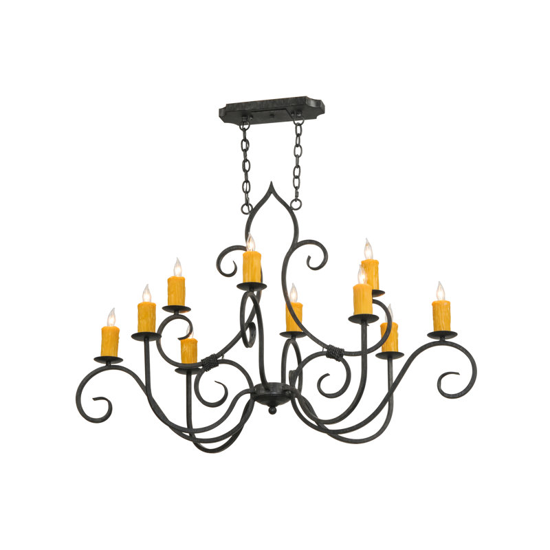 Lustree 10 lumières façon bougie classique/traditionnel Carwell