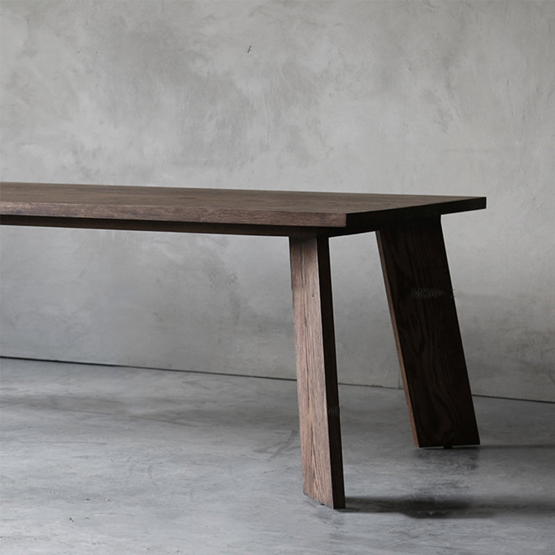 Modern simple solid wood dining table, 29.5"H x 78.7"L x 31.4"W
