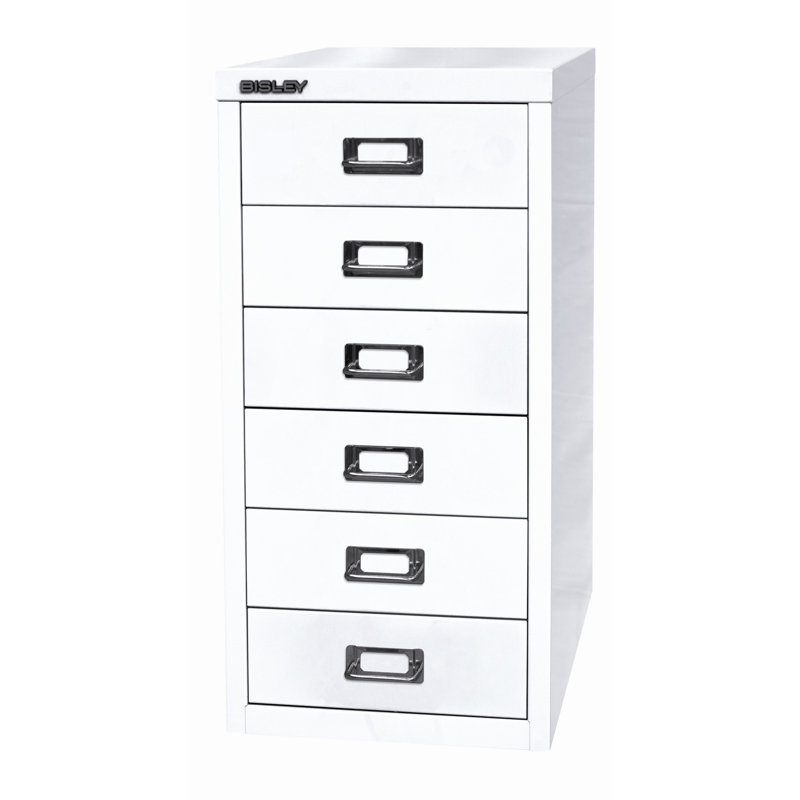 29er 27.9cm Wide 6 -Drawer File Cabinet, Traffic white
