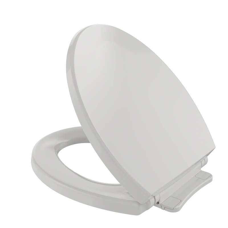 TOTO® SoftClose® Slow Close Round Toilet Seat and Lid, Colonial White, Colonial White
