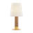 Meadowbrook 14.25" 1-Light Ceramic Rechargeable Table Lamp