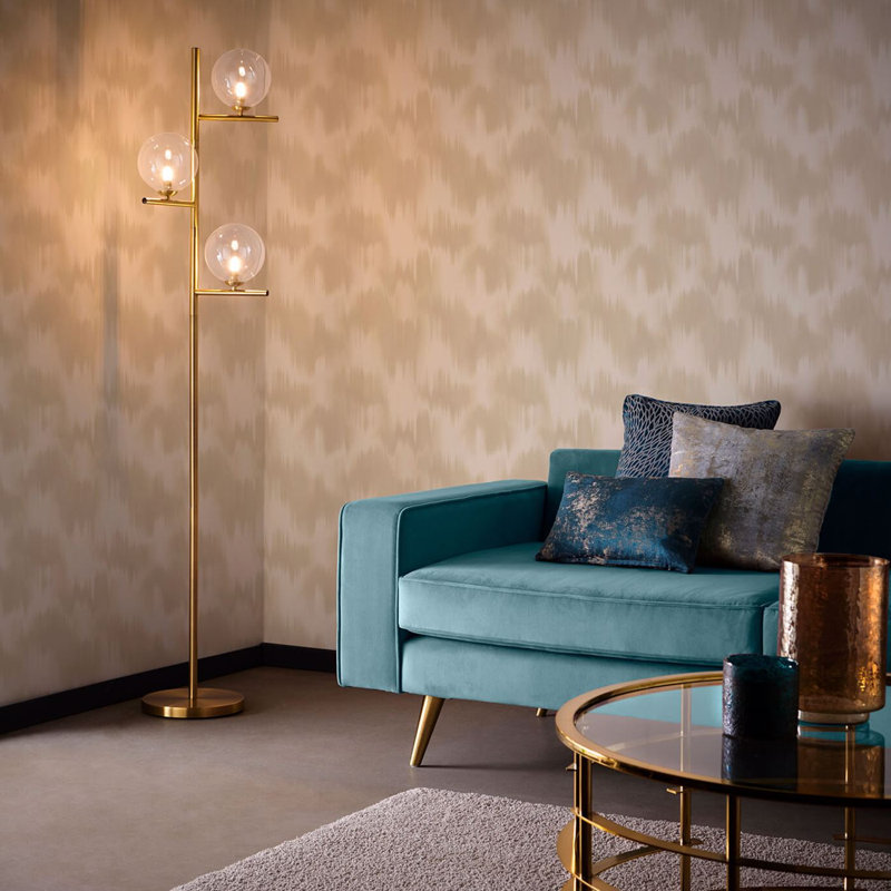 Lusso 10.05m x 52cm Matte Wallpaper Roll, Linen