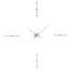 Merlin Metal Analog Wall Clock-2028802121-2028802125