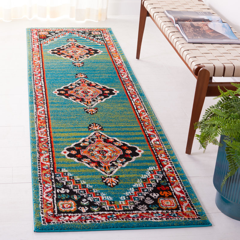Vintage Hamadan Performance Oriental Rug, Runner 2'3" x 8'