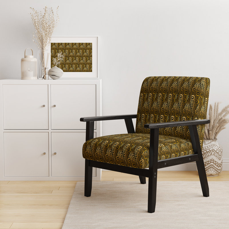 Fauteuil d'appoint rembourré Mid-Century Hollenden