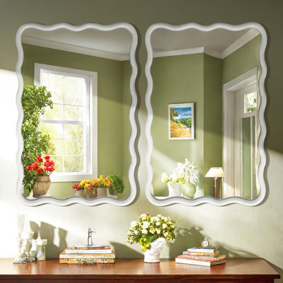 Chepachet Solid Wood Rectangle Mirror