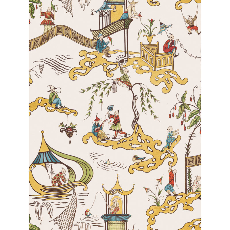 PING - WALLCOVERING, Cream Multi