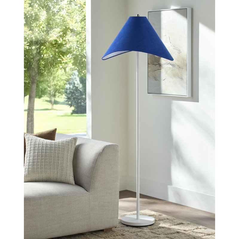 Alsop Floor Lamp, Dark Blue