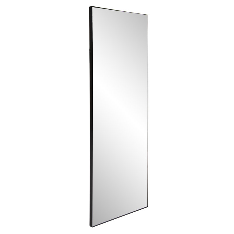 Turna Stainless Steel Rectangle Mirror, Brushed Black