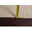 Tapis beige en laine noué à la main de conception unique 6 pi 7 po x 10 pi 0 po