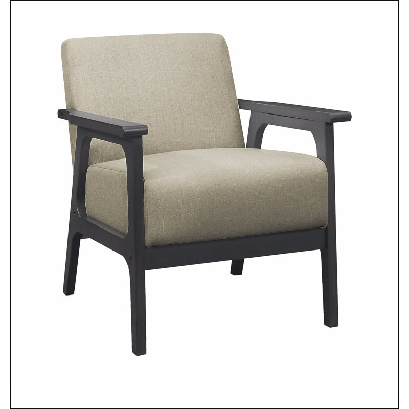 Light Brown Tadcaster Armchair with 4 Legs, Light Brown