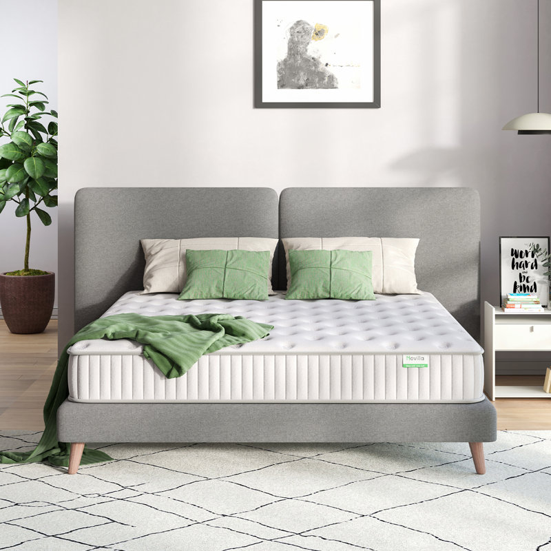 Novilla 27cm Memory Foam Pocket Sprung  Mattress,  Single (3')