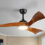 Ventilateur de plafond à DEL à intensité variable de 52 po Kemp-201058561