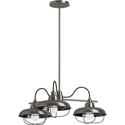 3 - Light Modern Linear Chandelier