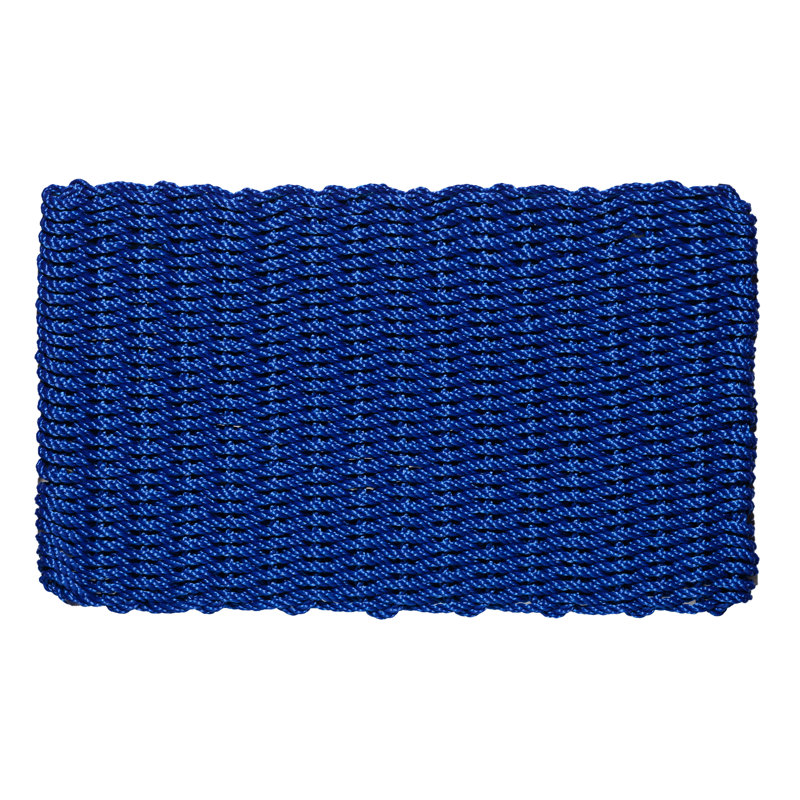 Pilibbos Doormat, Rectangle 20" x 36", Blue