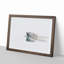 Polar Bear Swimming - Picture Frame Painting Print on MDF-55601699-55601698