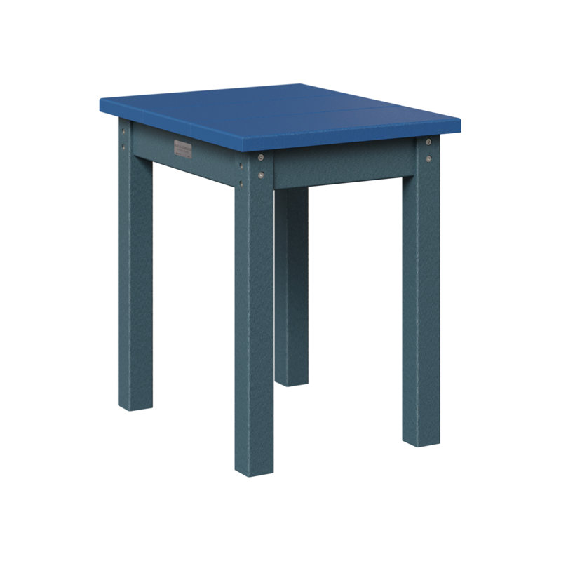 Berlin Gardens Economy End Table, Slate, Pacific Blue