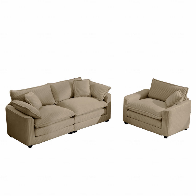 Modern 2/ Piece Sofa Set