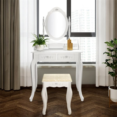 Manolis Dressing Table with Mirror
