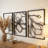 Metal Floral Wall Decor Set - 3 Piece Wall Art-826092234-826092233