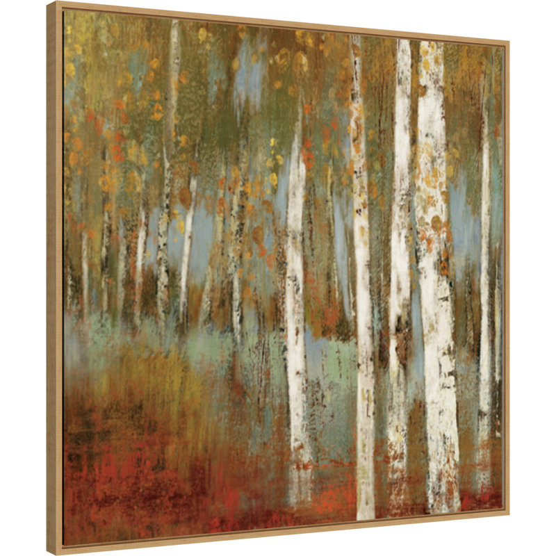 Reproduction d'art encadrée sur toile, "Anferne le long du chemin I" par Allison Pearce, H 30 po x l 30 po x P 2 po