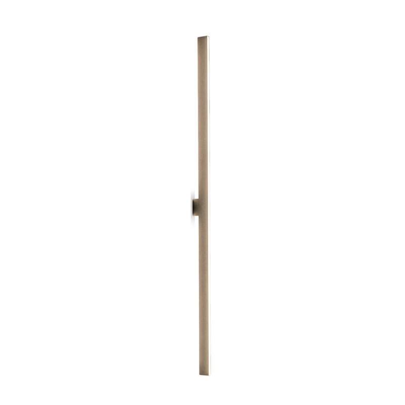 Fly Ap Aluminum LED Flush Mounted Sconce, Satin Golden Nickel