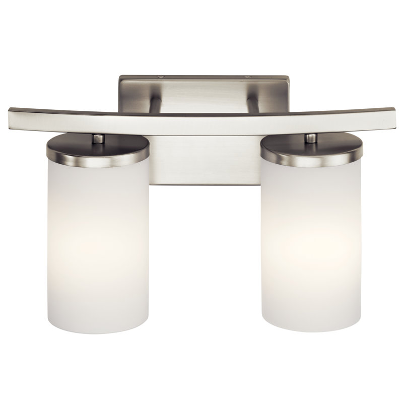 Crosby Vanity Light, Brushed Nickel