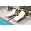 Ensemble de 2 chaises longues d'extérieur-40573286