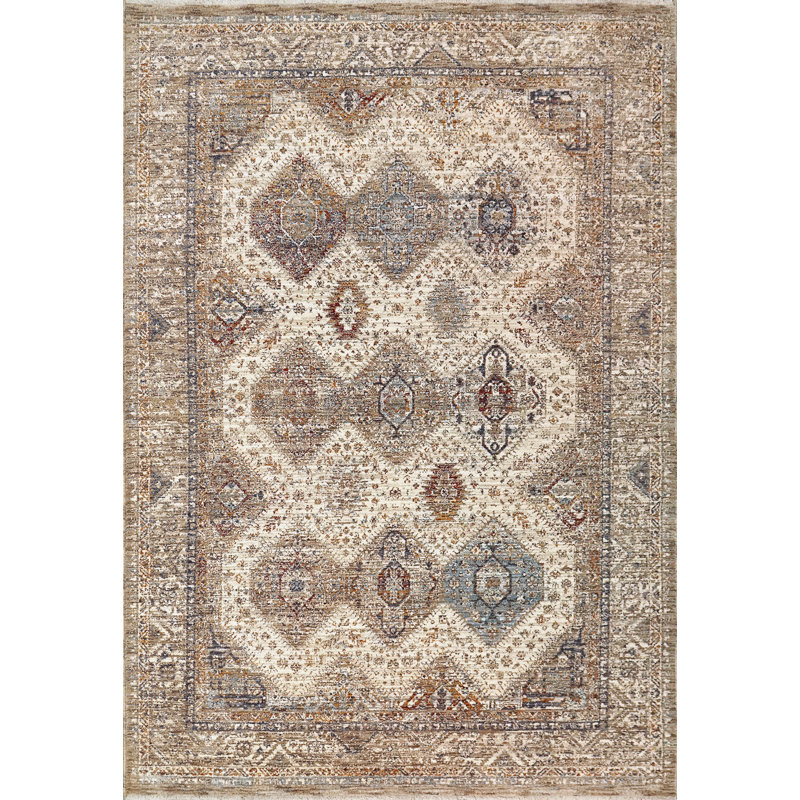 DAKOTA 7.10X10.10 6641-899 BEIGE/MULTI, Rectangle 7'10" x 10'10"
