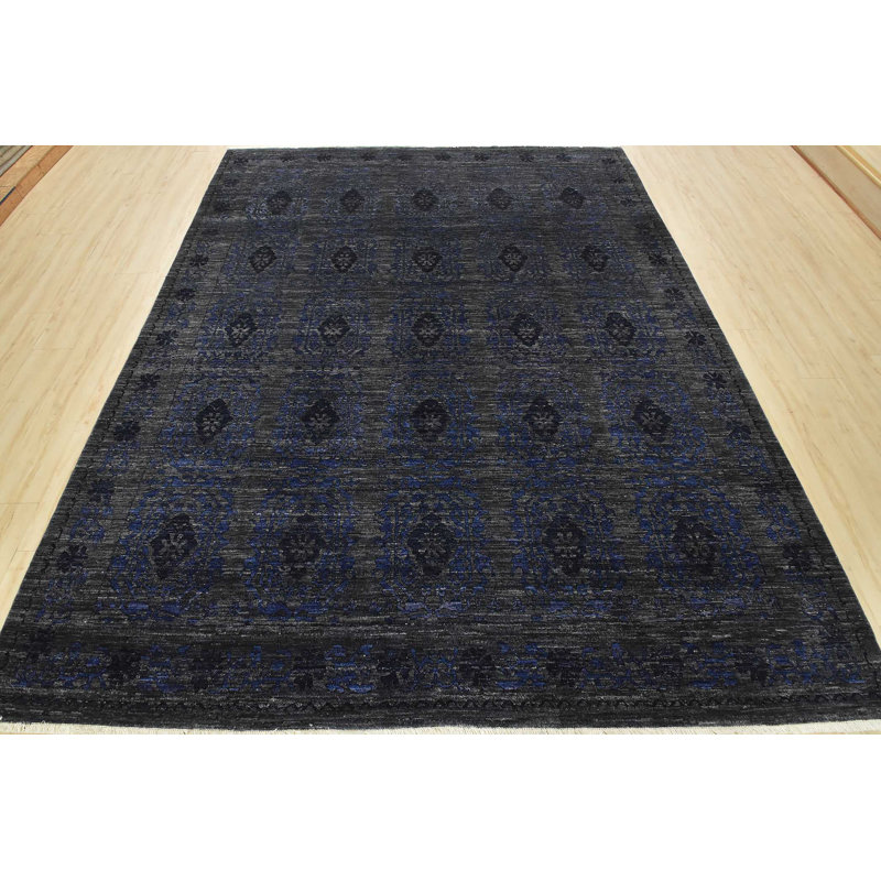 Tapis oriental moderne en laine noué à la main 8 pi 2 po x 10 pi 2 po Modern