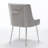 Farr Velvet Upholstered Side Chair With Silver Legs-1079766504