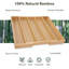Organisateur de tiroir à café en bambou extensible pour 25 à 45 po, rangement polyvalent pour comptoir de cuisine, station de café et bureau à domicile