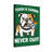Animals Tough And Gaming Never Quit Bulldog Controller-654738886