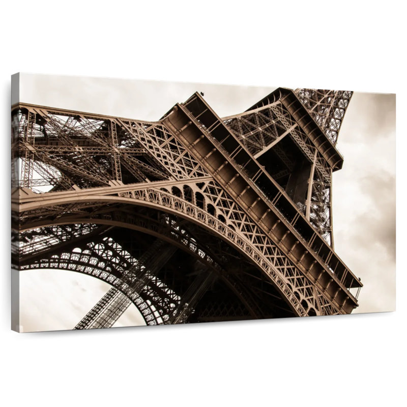 Tour Eiffel rétro, H 24 po x l 36 po