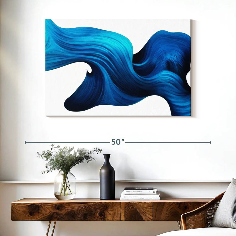 Avery Abstract Flowing Wave, 26" H x 39" W