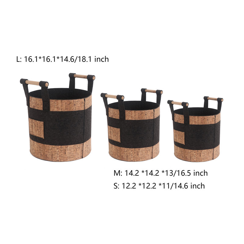 Panier de rangement Gracie Oaks