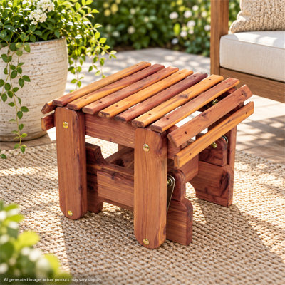 American Furniture Classics Eastern Aromatic Red Cedar Outdoor Ottoman