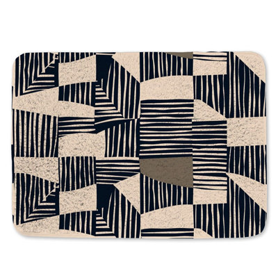 Tapis de bain en microfibre / microsuède Sagine
