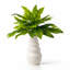 Vase en céramique blanc 28 po-1539869528