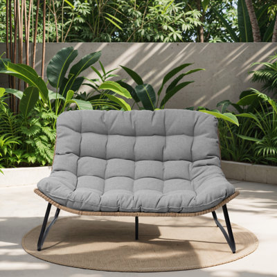 Lelsie 53.15" Wide Patio Loveseat
