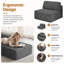 1 Seater Corduroy Sectional-1161206671